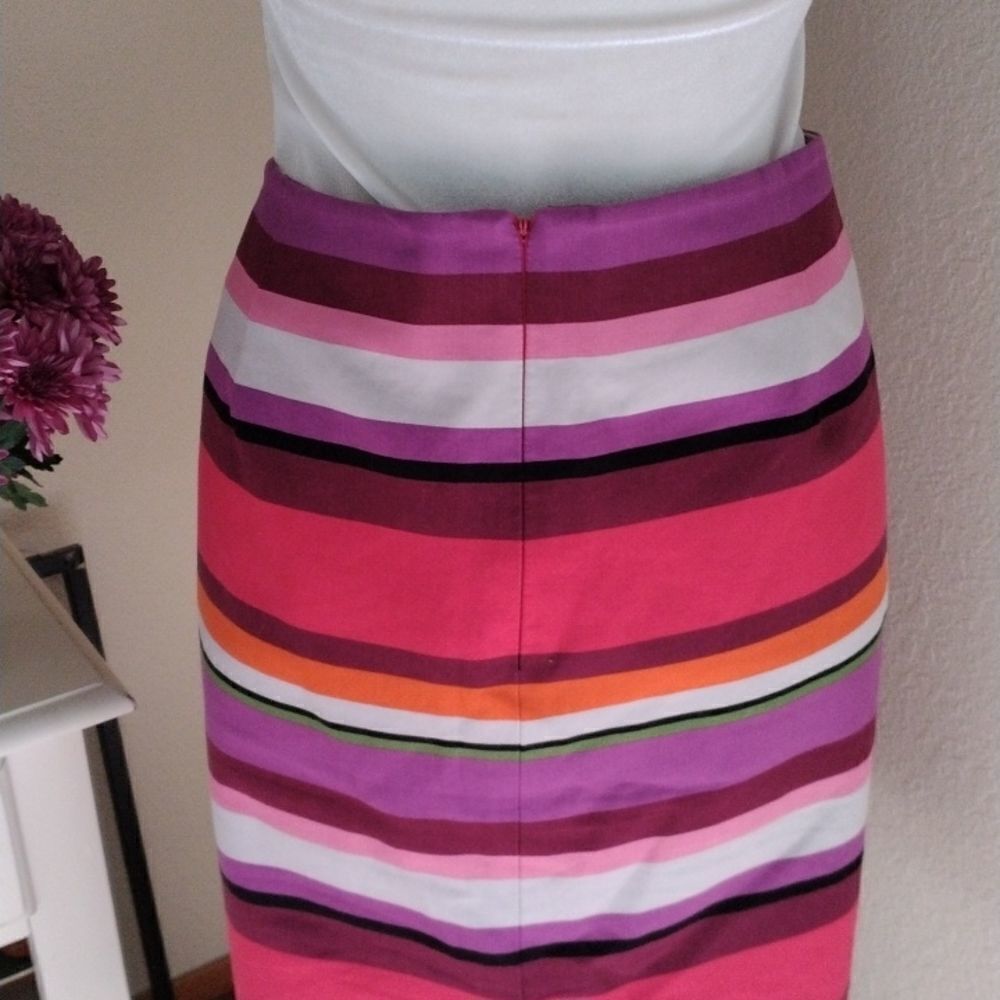 Liz Claiborne Striped Skirt - Picture 4 of 8